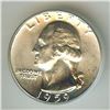 Image 3 : 1959 WASHINGTON SILVER 25 CENTS TYPE B REV FS#901 ICG MS-65