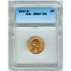 Image 1 : 1947-S LINCOLN WHEAT CENT ICG MS-67 RED SCARCE THIS NICE!