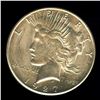 Image 3 : 1927-S PEACE SILVER DOLLAR  NNC MS65