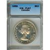 Image 1 : CANADA 1958 SILVER DOLLAR  ICG PL67