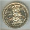 Image 4 : CANADA 1958 SILVER DOLLAR  ICG PL67