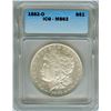 Image 1 : 1882-O MORGAN SILVER DOLLAR  ICG MS63