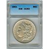 Image 1 : 1901 MORGAN SILVER DOLLAR  ICG AU53