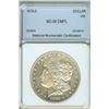 Image 1 : 1878-S MORGAN SILVER DOLLAR  NNC MS-64 DEEP MIRROR PROOF LKIE