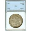 Image 1 : 1891 MORGAN SILVER DOLLAR NNC MS-65