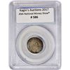 Image 2 : 1652 Massachusetts Oak Tree Sixpence. Noe-20 (R.6). AU53 PCGS. CAC.