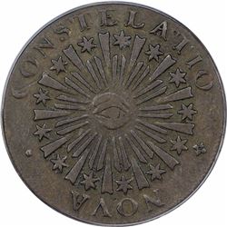 1783 NOVA CONSTELATIO Copper. Blunt rays variety. XF45 PCGS.