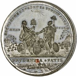 1783 Treaty of Paris Medal. MS65 NGC.