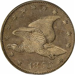 1855 Large Flying Eagle cent. J-170. J-196. S-PT1b-2. R-7. PR64 PCGS (PS), OGH. Choice Proof (9: 4,3