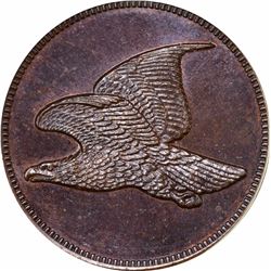 (1856) Flying Eagle cent, No Date, No Legend. J-179. P-207. S-1858-PT1b. R7. PR66BN PCGS. Gem Proof
