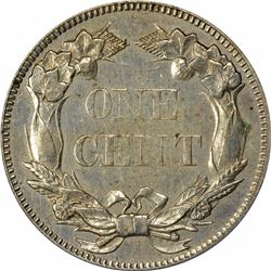1856 Flying Eagle cent, Low Leaves. J-183. P-217. S-4d. R7. PR62 PCGS, OGH. Proof (8: 2,2,4). Nickel