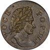 Image 1 : 1760 Voce Populi Halfpenny. P below bust. MS64 PCGS.