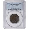 Image 3 : 1760 Voce Populi Halfpenny. P below bust. MS64 PCGS.