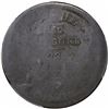 Image 2 : Undated (circa 1849) $10 Die Trial on Classic Head Cent 1810-1814. VF-30 PCGS.