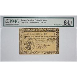 SC-135. December 23, 1776. $1 Colonial Note. PMG Choice Uncirculated 64 EPQ. Remainder.