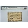 Image 1 : SC-137. December 23, 1776. $3 Colonial Note. PMG Gem Uncirculated 65 EPQ. Remainder.