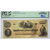 Image 1 : T-41, PF-12. 1862 $100 Confederate Note. PCGS Gem New 65 PPQ.