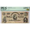 Image 1 : T-65, PF-2. 1864 $100 Confederate Note. PCGS Very Choice New 64 PPQ.