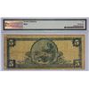 Image 2 : Quincy, Florida. FNB. Fr. 598. 1902 $5 Plain Back. Charter 7253. PMG Very Good 10 Net. Rust.