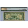 Image 2 : St. Augustine, Florida. St. Augustine NB. Fr. 1800-2. 1929 $5 Type II. Charter 11420. PMG Very Fine