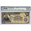 Image 1 : Tampa, Florida. American NB. Fr. 624. 1902 $10 Plain Back. Charter 7153. PMG Fine 12 Net. Foreign Su