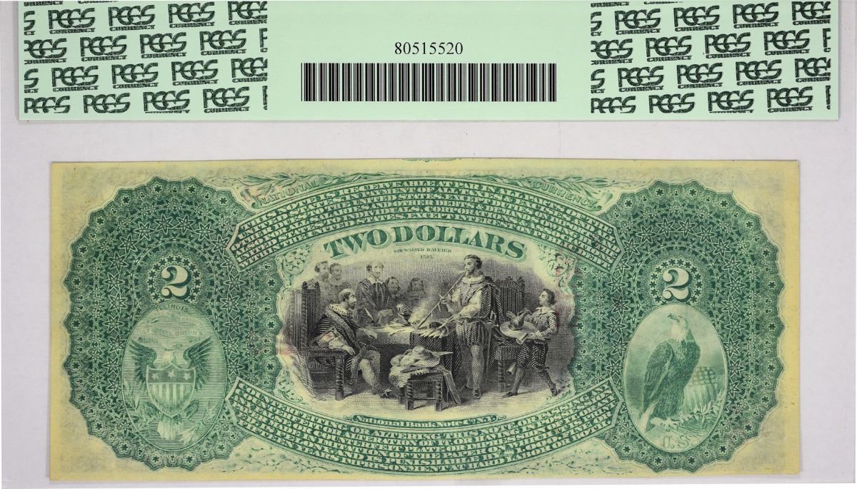 Lincoln, Illinois. The First National Bank. 1865 2 Original Series