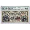 Image 1 : Milwaukee, Wisconsin. Wisconsin NB. Fr. 499. 1882 $20 Brown Back. Charter 4817. PMG Choice Uncircula