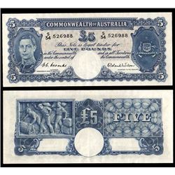 Australia, George VI, Five Pounds, Coombs/Wilson, 1952, (R.48), S34/526988