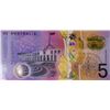 Image 1 : Australia, QEII, Five Dollars, 2016, Stevens/Fraser, (R.---), AA162889014-15, First Prefix