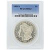 Image 1 : 1881-S $1 Morgan Silver Dollar Coin PCGS MS63