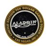 Image 1 : .999 Silver Aladdin Resort Casino $10 Casino Limited Edition Gaming Token