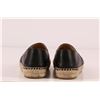 Image 5 : Authentic Chanel Espadrilles Flat Shoes Black Lambskin