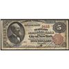 Image 1 : 1882 $5 Brown Back National Bank of the City of New York National Currency Note