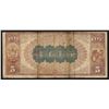 Image 2 : 1882 $5 Brown Back National Bank of the City of New York National Currency Note