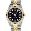 Image 1 : Rolex Mens Two Tone 14KT Yellow Gold Ruby and Diamond Datejust Wristwatch