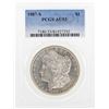 Image 1 : 1887-S $1 Morgan Silver Dollar Coin PCGS AU53