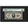 Image 1 : 1934A $20 Federal Reserve WWII Emergency Hawaii Note PMG CU64