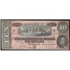 Image 1 : 1864 $10 The Confederate States of America Note