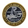 Image 1 : .999 Silver Riviera Hotel and Casino $10 Casino Limited Edition Gaming Token