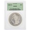 Image 1 : 1880-S $1 Morgan Silver Dollar Coin PCGS MS66