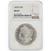 Image 1 : 1878-S $1 Morgan Silver Dollar Coin NGC MS63