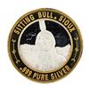 Image 2 : .999 Silver Sitting Bull Sioux $10 Casino Limited Native American Series Gaming