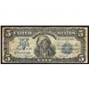 Image 1 : 1899 $5 Indian Chief Silver Certificate Bank Note