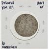 Image 1 : 1667 AT Poland KM121 6 Goschen Coin
