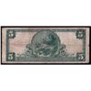 Image 2 : 1902 $5 The Fletcher American National Bank of Indianaplois Currency Note