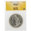Image 2 : 1897-O $1 Morgan Silver Dollar Coin Cleaned ANACS AU53 Details