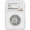 Image 1 : 2016 $100 American Platinum Eagle Coin NGC MS70