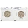 Image 1 : Lot of (2) 1932-D and 1932-S Washington Quarter Coins