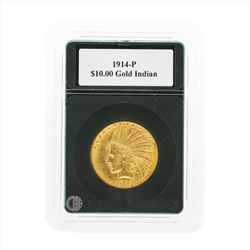 1914-P $10 Indian Head Eagle Gold Coin