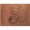 Image 2 : SILVER ROUNDS - 4 X 1 GRAM .999 PURE SILVER - EAGLE USA